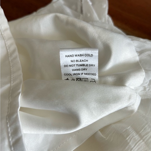 Superdown Mini Ruffled Wrap Skirt- white - Picture 5 of 5